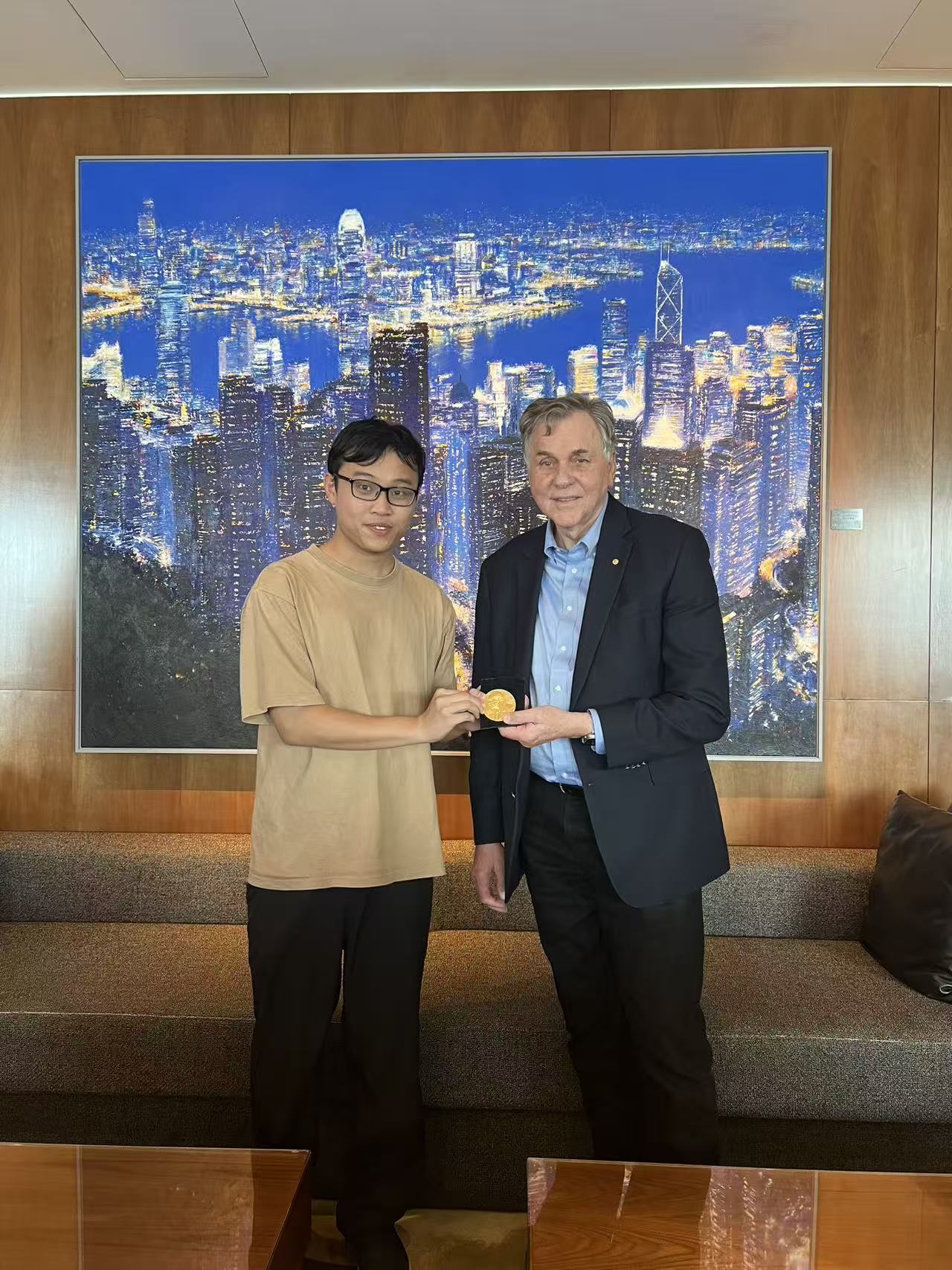 With Professor Barry J. Marshall